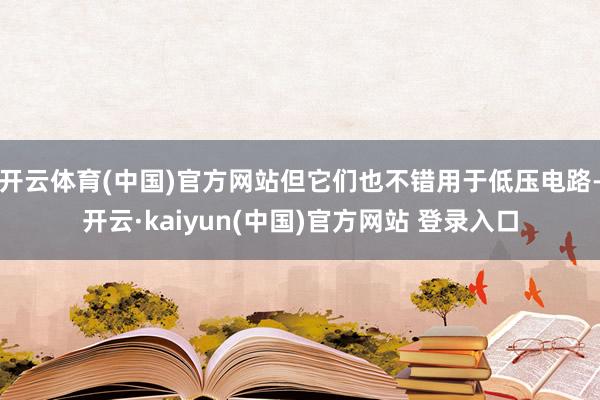 开云体育(中国)官方网站但它们也不错用于低压电路-开云·kaiyun(中国)官方网站 登录入口