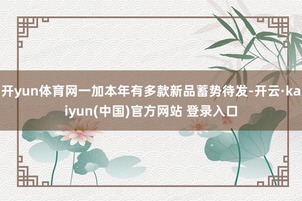 开yun体育网一加本年有多款新品蓄势待发-开云·kaiyun(中国)官方网站 登录入口