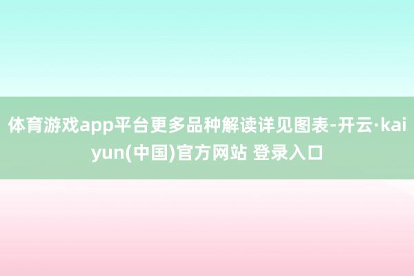体育游戏app平台更多品种解读详见图表-开云·kaiyun(中国)官方网站 登录入口