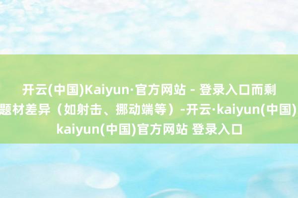 开云(中国)Kaiyun·官方网站 - 登录入口而剩下的四个部门则按题材差异（如射击、挪动端等）-开云·kaiyun(中国)官方网站 登录入口