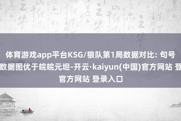 体育游戏app平台KSG/狼队第1局数据对比: 句号猪八戒数据图优于皖皖元坦-开云·kaiyun(中国)官方网站 登录入口