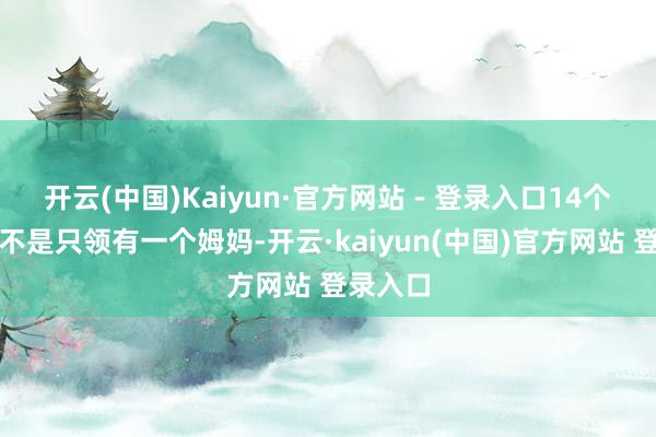 开云(中国)Kaiyun·官方网站 - 登录入口14个孩子并不是只领有一个姆妈-开云·kaiyun(中国)官方网站 登录入口