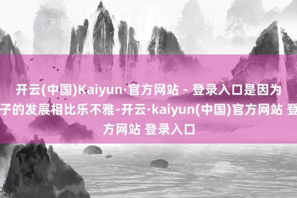 开云(中国)Kaiyun·官方网站 - 登录入口是因为对其模子的发展相比乐不雅-开云·kaiyun(中国)官方网站 登录入口